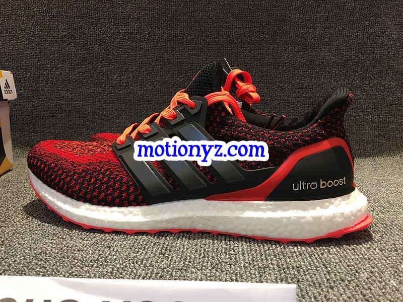 Real Boost Adidas Ultra Boost 2.0 Red Solar